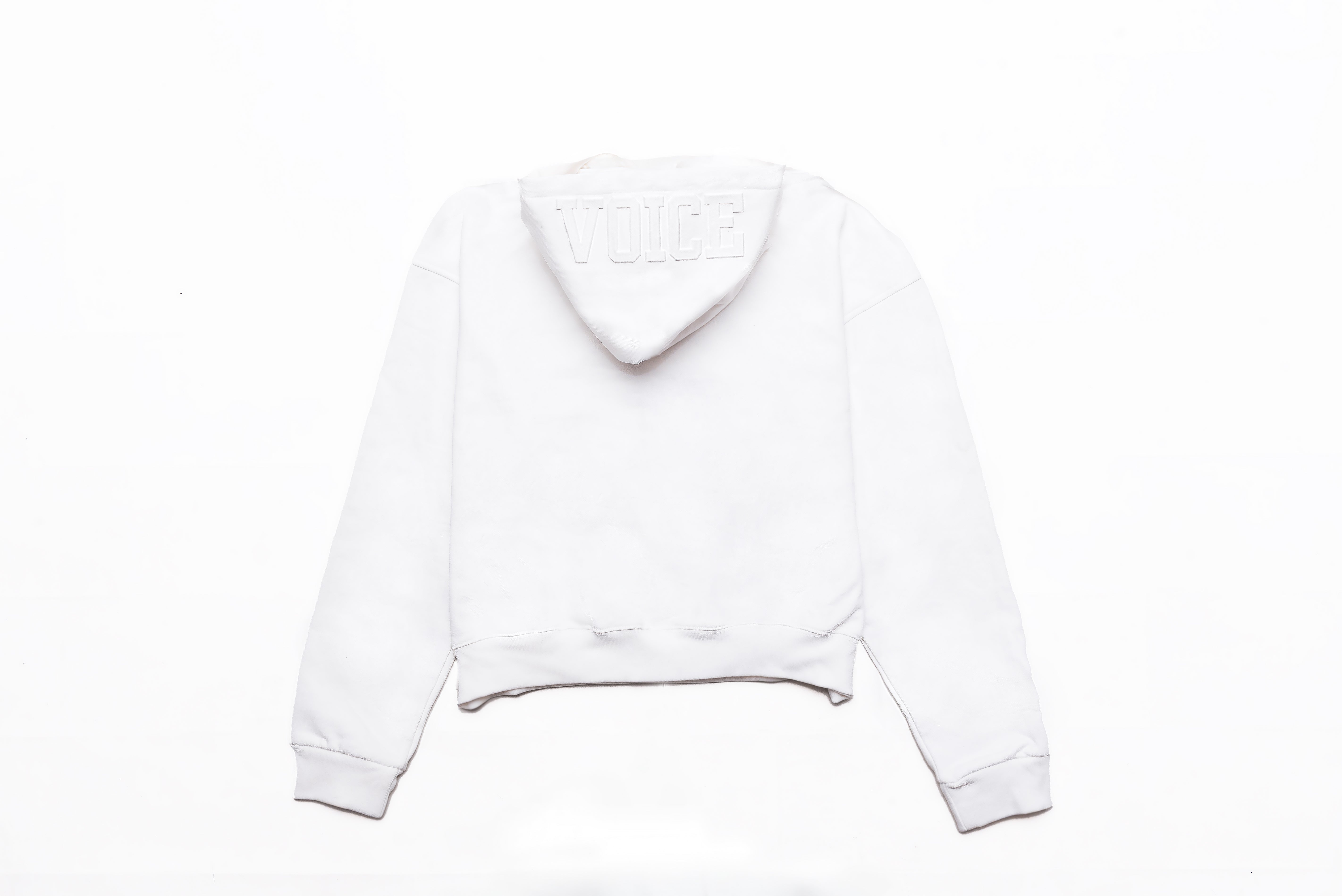 White "Wear Your Voice" Hoodie